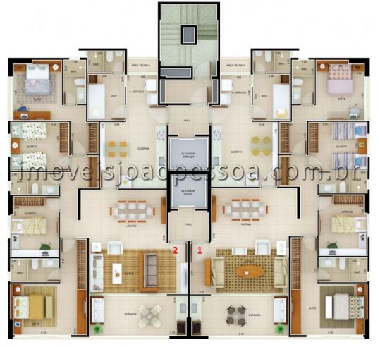 Apartamento Cabo Branco