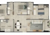3 dormitórios - 79 m²