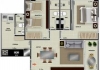 76,50 m² com 2 quartos