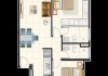 Tipo 01- 58,60 m²