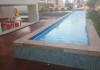 Piscina com raia